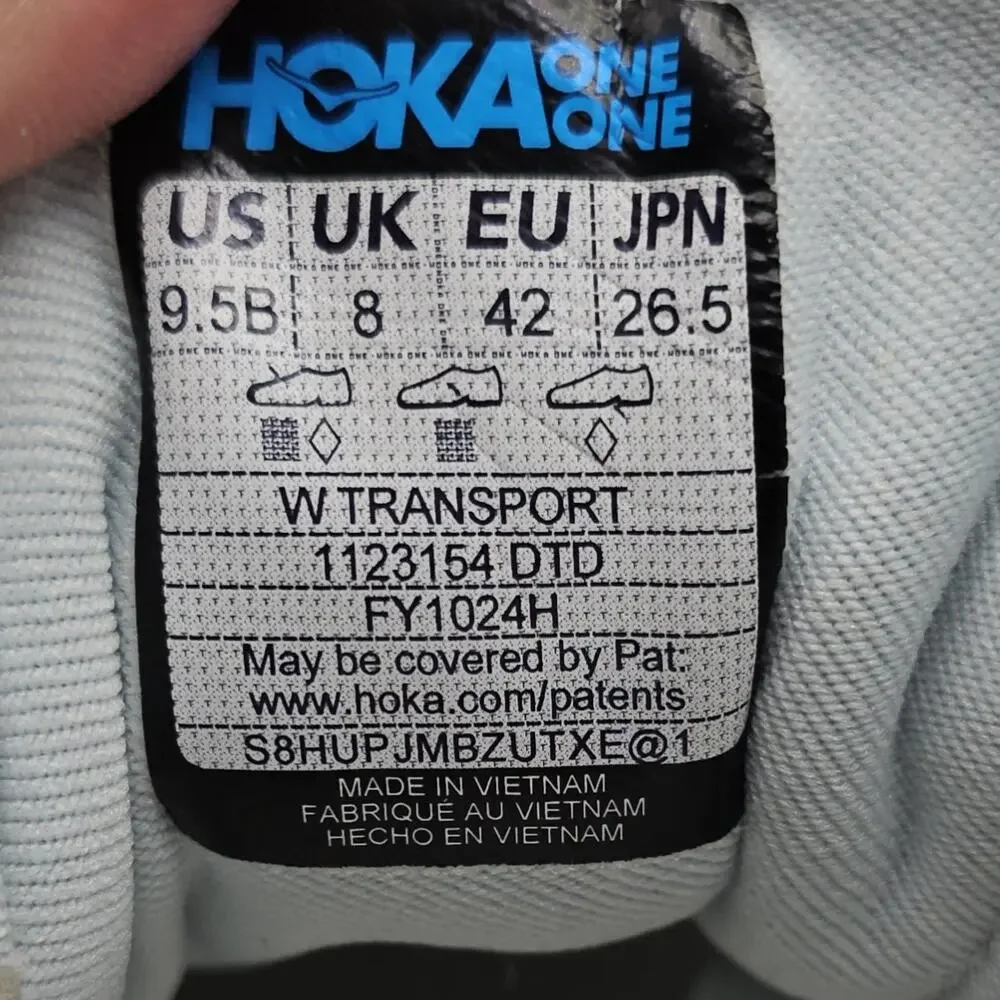 Hoka One One Transport Droplet Trail Running Shoes Womens 9.5 B Sneaker 1123154 - Picture 11 of 11